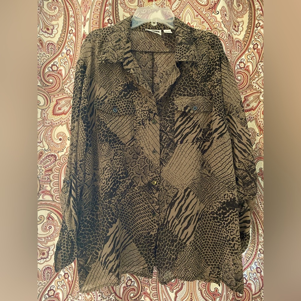 Vintage Chico’s silk blouse